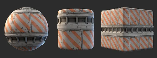 Stylized Sci-Fi Barrier Wall - Substance 3D Designer скачать