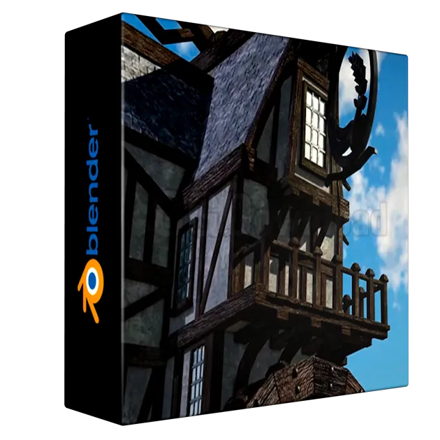 Blender to Unreal Engine 5 - 3D Props - Medieval Windmill