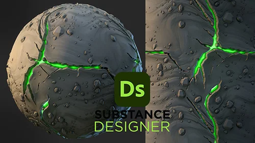 Stylized Alien Material - Substance 3D Designer скачать