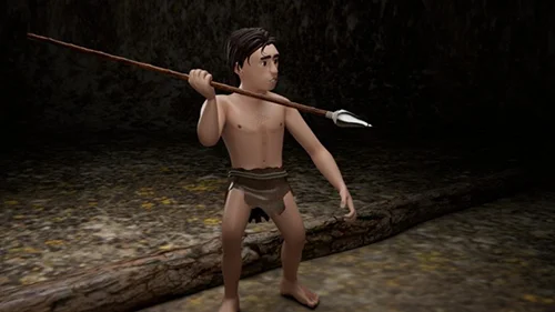 Creating and animating a Caveman Scene in Maya скачать