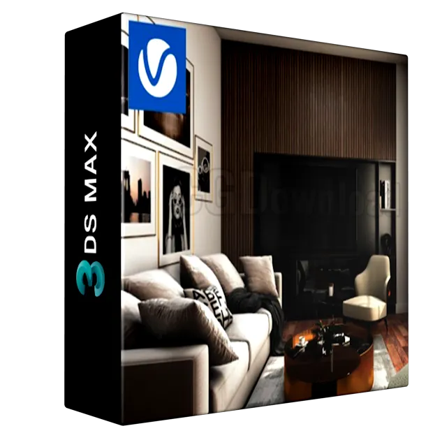 3D Interior Visualization by 3ds Max in a fast efficient way