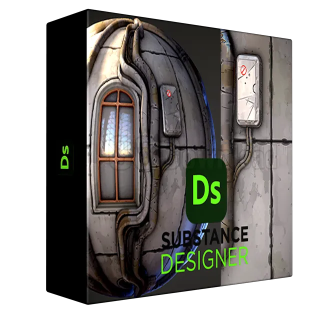 Stylized Concrete Wall - Substance 3D Designer