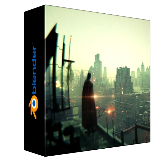 Procedural City with Geo Nodes + Epic Batman Scene in Blender