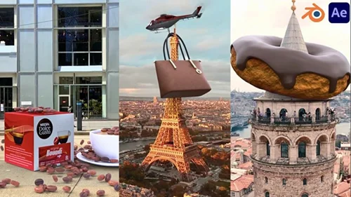 Blender CGI & VFX Ads Mega Course 10+ Projects for Creators скачать