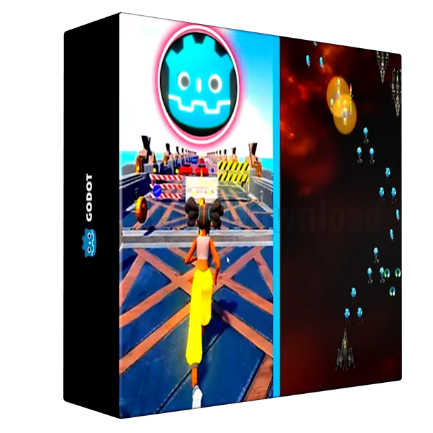 Complete Godot 4 –Build 3 Games (2D , 3D Adventure & Runner)