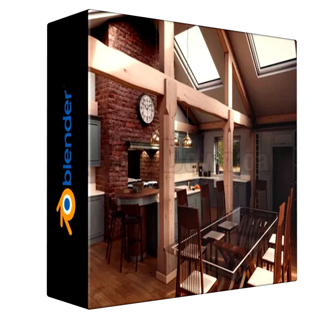 Master Interior 3D Design, Modelling & Rendering In Blender