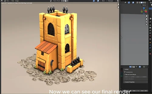 Create a Stylized Fort for Games – Blender to Substance скачать