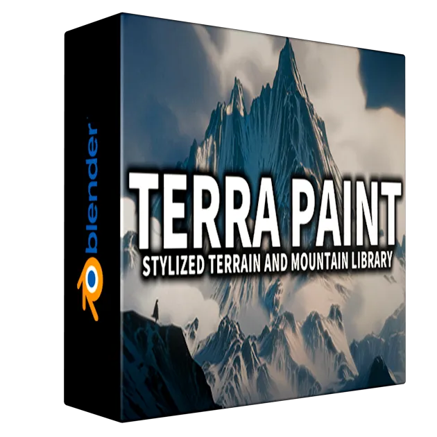 Stylized Terrain And Mountain Library Terra Paint