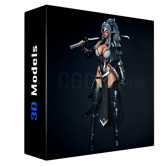 Dark Elf Blader - Game Ready