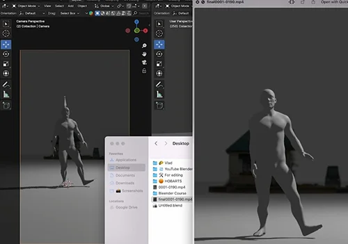 Blender Advanced Character & Camera Animation Mastery скачать
