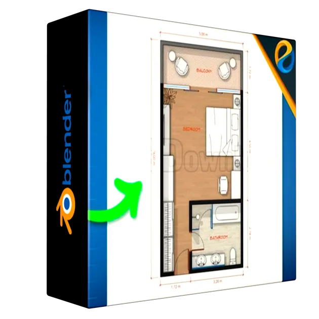 Design floor plans quickly and easily with Blender