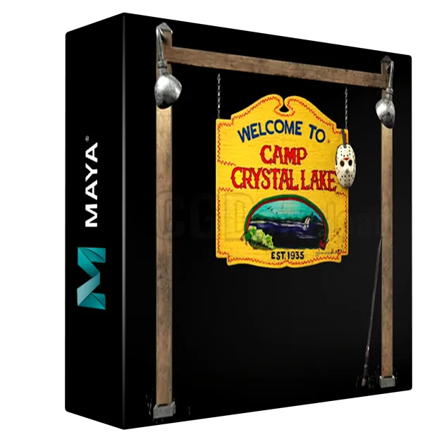 Camp Crystal Lake - Autodesk Maya and Substance 3D Painter Tutorial
