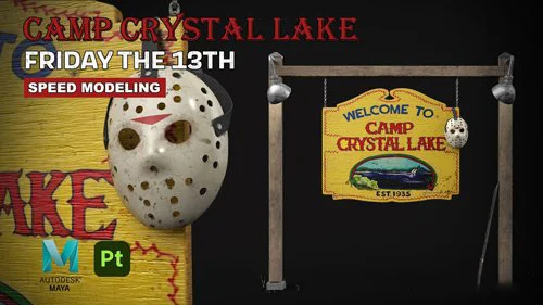 Camp Crystal Lake - Autodesk Maya and Substance 3D Painter Tutorial скачать