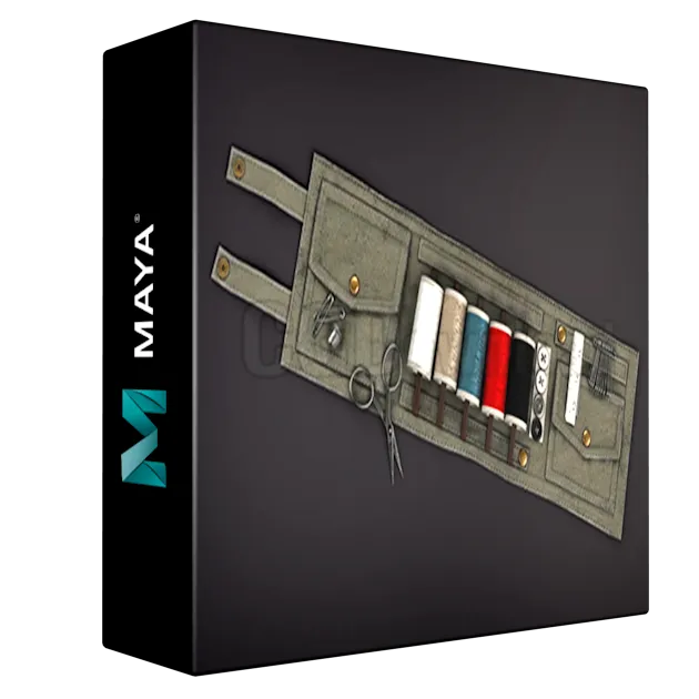 Sewing Kit 3D Modeling Tutorial
