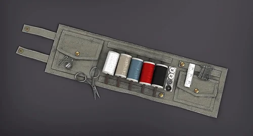 Sewing Kit 3D Modeling Tutorial скачать