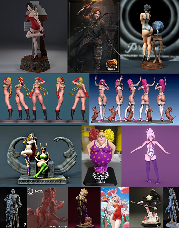 3D Print Models Bundle Сентябрь 2025 скачать