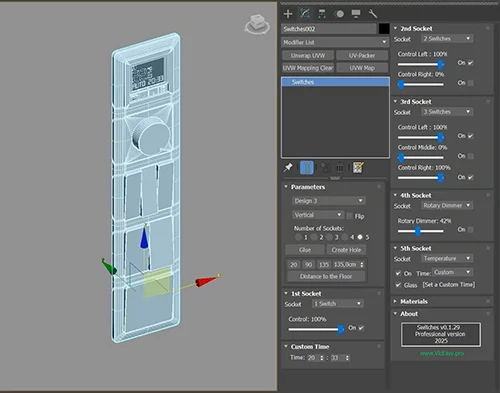 VizEasy - Procedural Outlets & Switches for 3ds Max PRO скачать