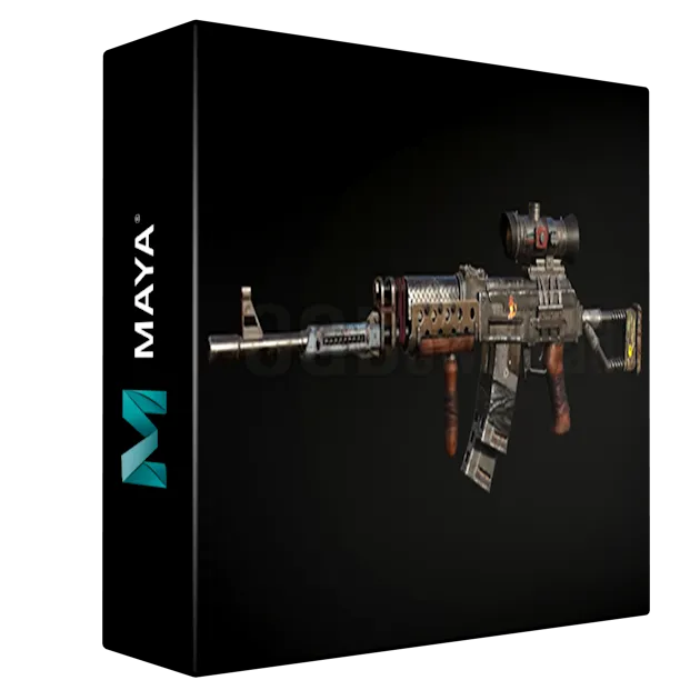 AK-47 3D Modelling Real Time