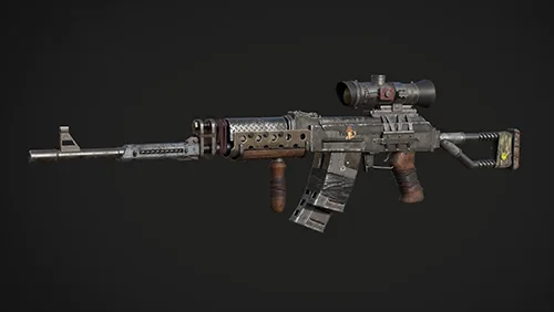 AK-47 3D Modelling Real Time скачать