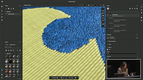 Crafting Digital Tapestry with Adobe Substance 3D Sampler скачать