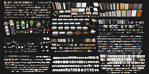 Interior Models Vol 04 Kpack Asset Browser скачать