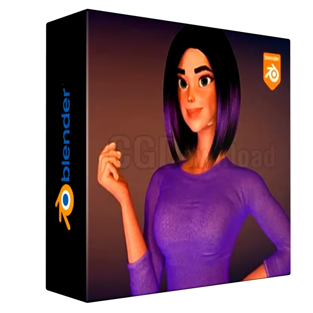 Stylized 3D character creation in Blender 4.5
