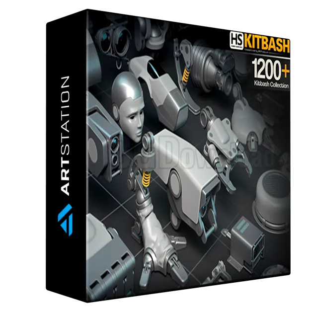 Artstation - Hard-Surface Kitbash Collection