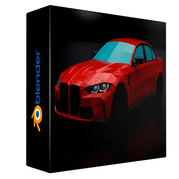 3D Low Poly Car Modeling In Blender