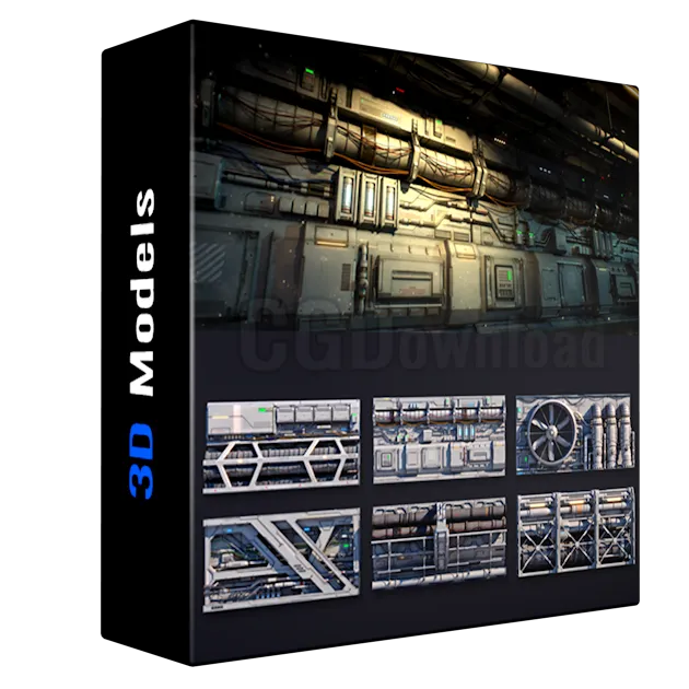 Sci-Fi Architecture Panels Kit Vol 03