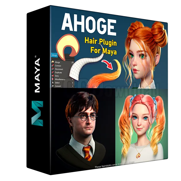 Ahoge - Hair plugin for Maya