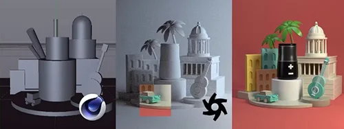 3D Modeling for Advertising with Cinema 4D and OctaneRender скачать