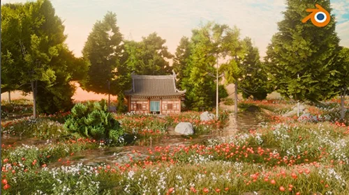 Create Realistic 3D Forest Scene in Blender for Beginners скачать