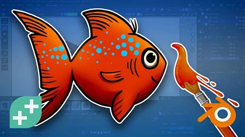 Blender Grease Pencil Draw & Animate 2D Art in a 3D World качать