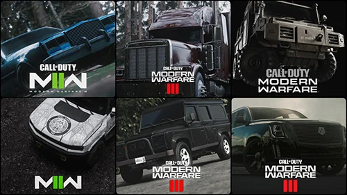 Call of Duty 3D Cars Models Collection скачать