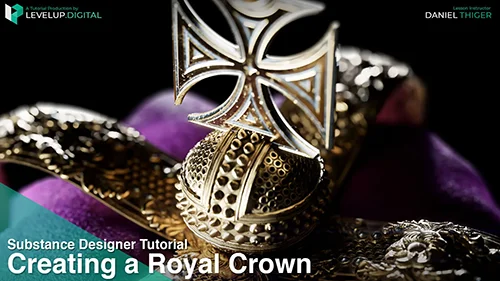 Creating a Royal Crown in Substance Designer Daniel Thiger скачать