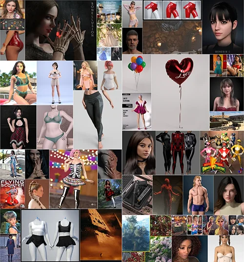 Daz 3D, Poser Bundle 2 Ноябрь 2025 скачать