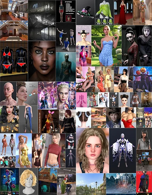 Daz 3D, Poser Bundle 3 Ноябрь 2025 скачать