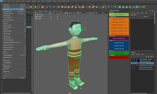 Rigging Body Articulation of a 3D Character скачать