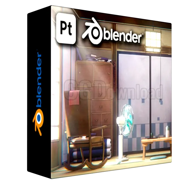 Anime Environment Masterclass - Blender & Substance Painter