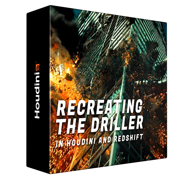 DoubleJump Academy - Recreating the Driller Scene in Houdini and Redshift