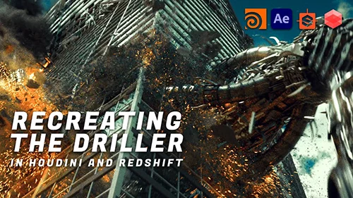 DoubleJump Academy - Recreating the Driller Scene in Houdini and Redshift скачать