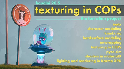 Rohan Dalvi - Houdini - Texturing in cops - the lost alien project скачать