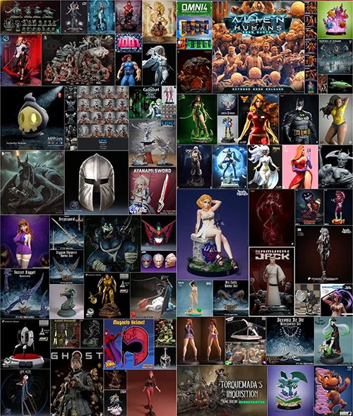 3D Print Models Bundle 3 Ноябрь 2025 качать