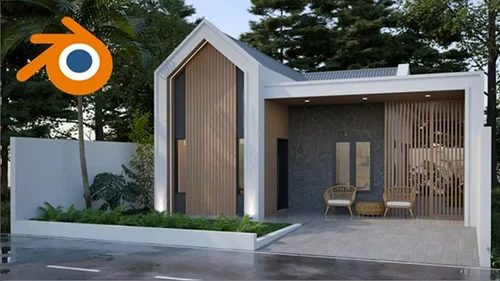 Create a Stunning House in 3D Using Blender скачать