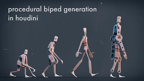 Rohan Dalvi - procedural biped generation in houdini скачать