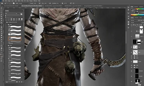 Dark Fantasy Character Design in ZBrush скачать