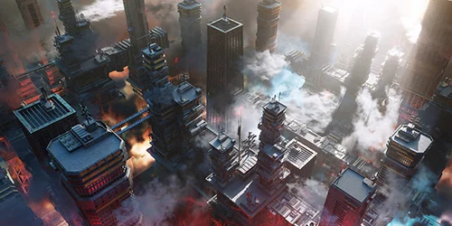 High Rise - Cyber Futuristic 3D Kitbash Pack скачать