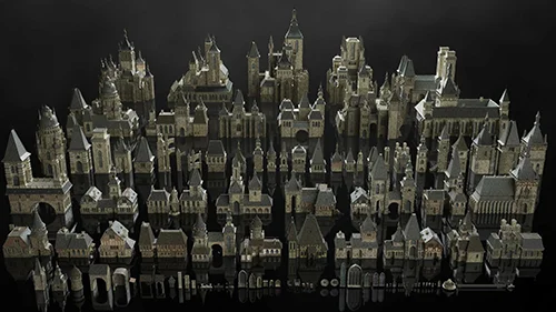 KitBash3D - Dark Fantasy скачать