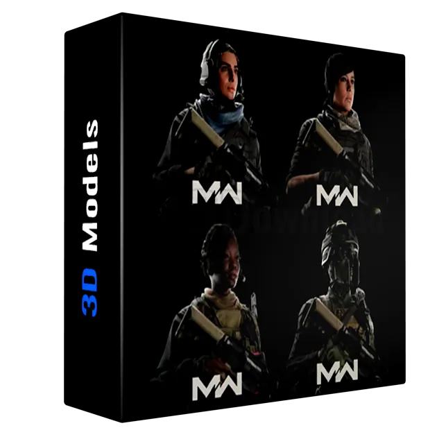 Call Of Duty Modern Warfare Female Characters Collection