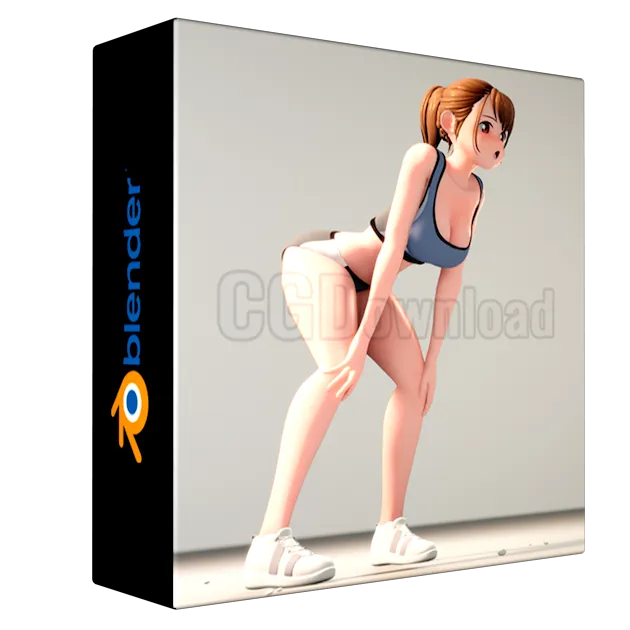 FlyCat - Anime Character Modeling & Animation full real time process